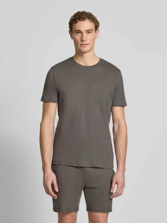 Zdjęcie produktu T-shirt o kroju regular fit z okrągłym dekoltem Christian Berg Oliwkowy