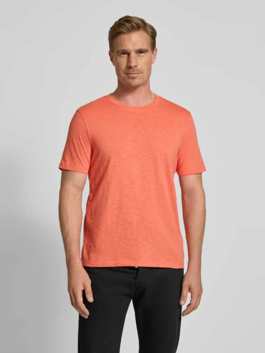 Zdjęcie produktu T-shirt o kroju regular fit z okrągłym dekoltem MCNEAL Łososiowy
