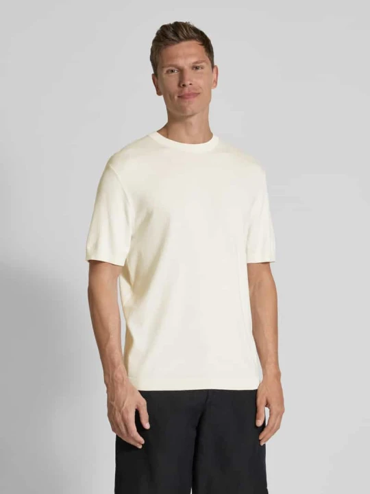 Zdjęcie produktu T-shirt o kroju regular fit z okrągłym dekoltem model ‘WILLIAM’ Jack&Jones Biały
