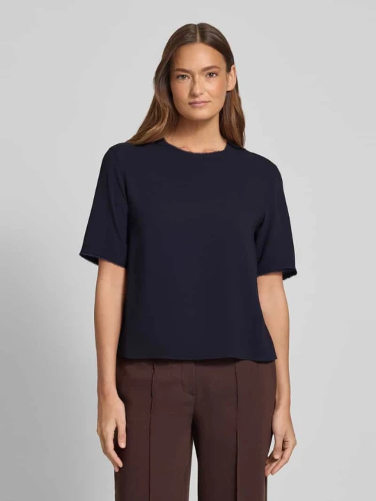Zdjęcie produktu T-shirt o kroju regular fit z okrągłym dekoltem Windsor Granatowy
