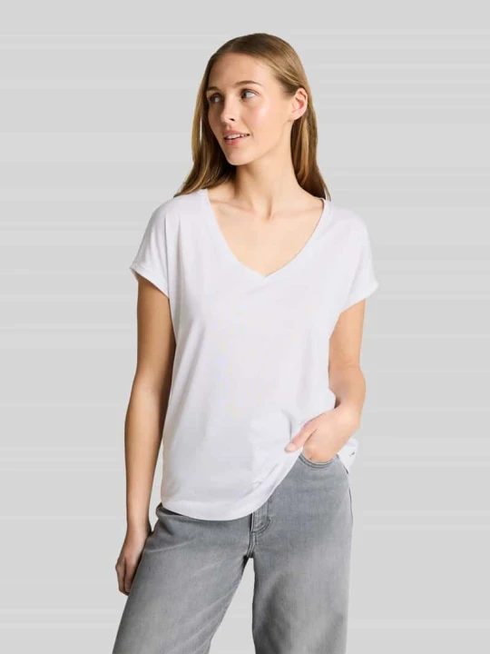 Zdjęcie produktu T-shirt o kroju relaxed fit Tom Tailor Biały