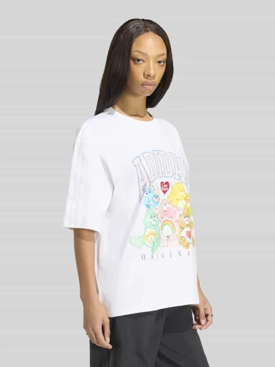 Zdjęcie produktu T-shirt o kroju relaxed fit z czystej bawełny adidas Originals Złamany biały