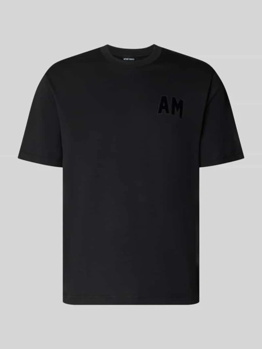 Zdjęcie produktu t-shirt o kroju relaxed fit z czystej bawełny Antony Morato Czarny