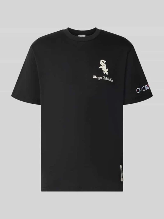 Zdjęcie produktu t-shirt o kroju relaxed fit z czystej bawełny Champion Czarny