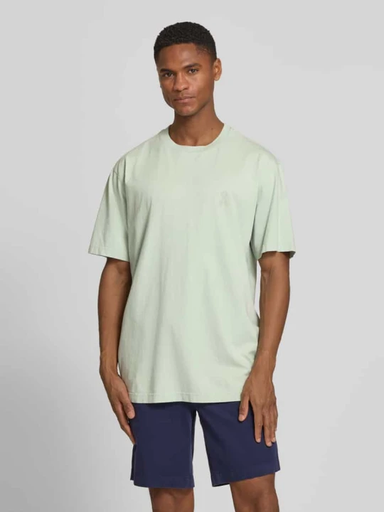 Zdjęcie produktu T-shirt o kroju relaxed fit z czystej bawełny ekologicznej model 'ICONIC MAARKOS GD' ARMEDANGELS Limonkowy