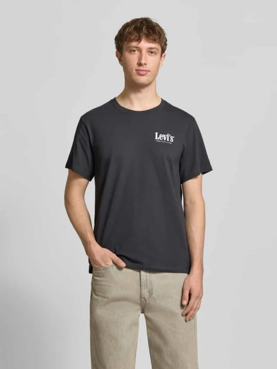 Zdjęcie produktu T-shirt o kroju relaxed fit z czystej bawełny Levi's Czarny