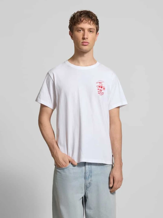 Zdjęcie produktu T-shirt o kroju relaxed fit z czystej bawełny Levi's Biały