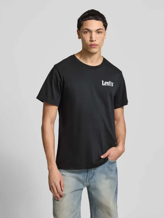 Zdjęcie produktu T-shirt o kroju relaxed fit z czystej bawełny Levi's Czarny