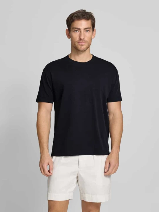 Zdjęcie produktu T-shirt o kroju relaxed fit z czystej bawełny Marc O'Polo Czarny