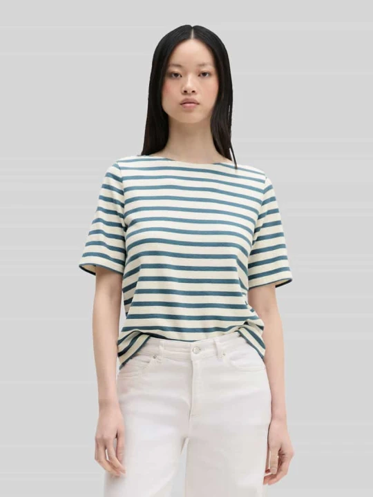 Zdjęcie produktu T-shirt o kroju relaxed fit z czystej bawełny Marc O'Polo Petrol