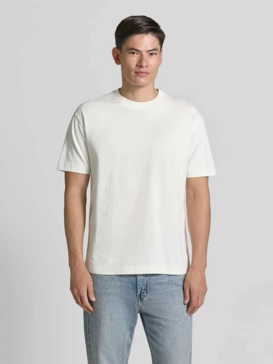 Zdjęcie produktu t-shirt o kroju relaxed fit z czystej bawełny Marc O'Polo Złamany biały