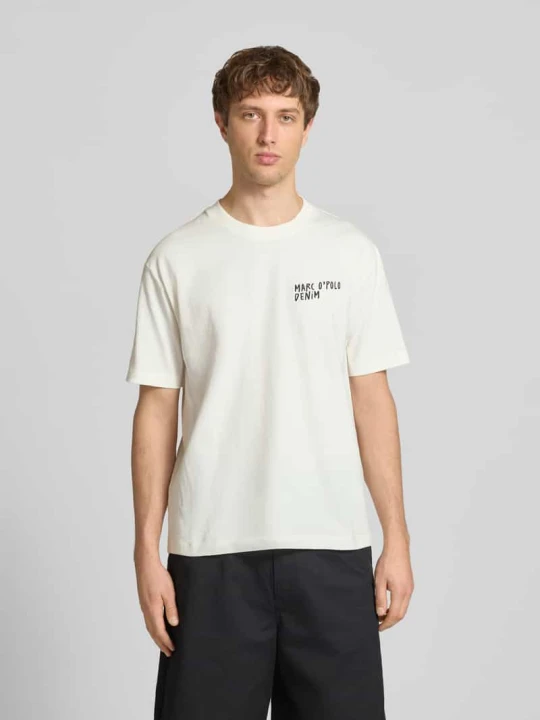 Zdjęcie produktu T-shirt o kroju relaxed fit z czystej bawełny Marc O'Polo Biały