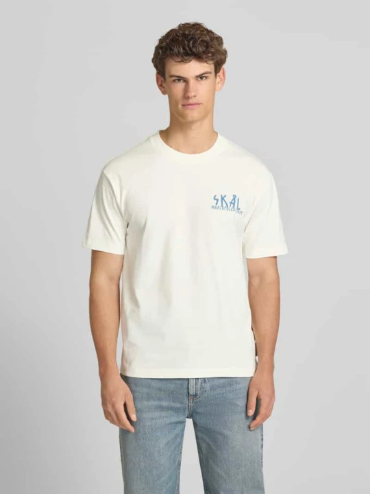 Zdjęcie produktu T-shirt o kroju relaxed fit z czystej bawełny Marc O'Polo Biały