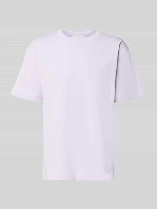 Zdjęcie produktu t-shirt o kroju relaxed fit z czystej bawełny model 'MAARKOS' ARMEDANGELS Jasnofioletowy