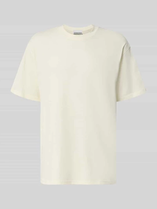 Zdjęcie produktu t-shirt o kroju relaxed fit z czystej bawełny model 'MAARKOS' ARMEDANGELS Złamany biały