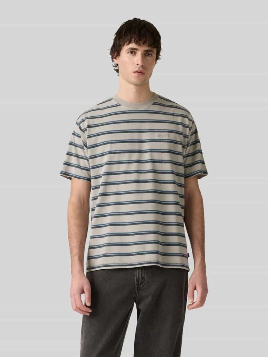Zdjęcie produktu t-shirt o kroju relaxed fit z czystej bawełny model 'Red Tab™' Levi's Średnioszary