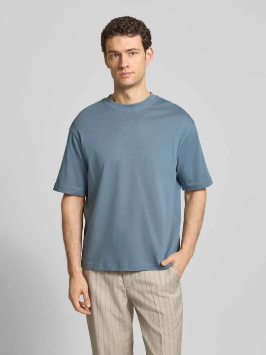 Zdjęcie produktu T-shirt o kroju relaxed fit z czystej bawełny Model 'RELEXASPEN' Selected