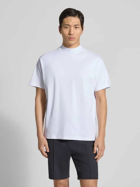 Zdjęcie produktu T-shirt o kroju relaxed fit z czystej bawełny model 'SPIRIT70' Boss Biały