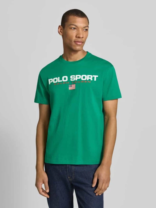 Zdjęcie produktu T-shirt o kroju relaxed fit z czystej bawełny Polo Ralph Lauren Zielony