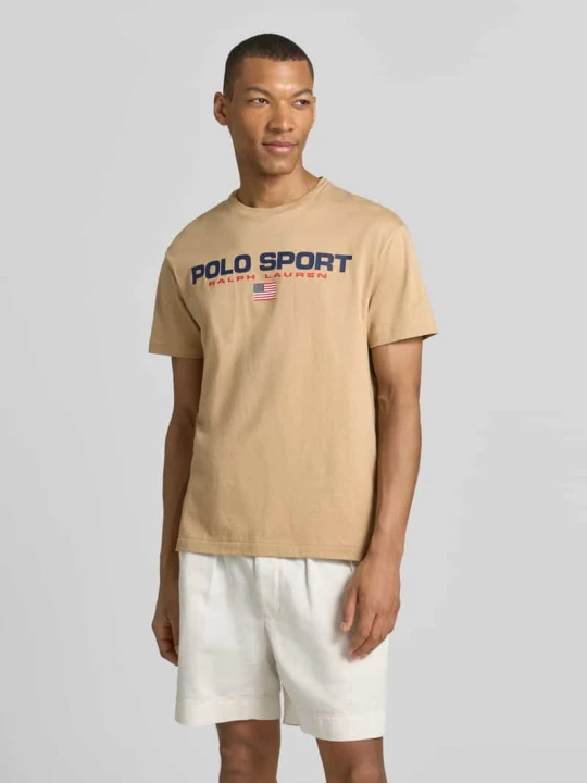 Zdjęcie produktu T-shirt o kroju relaxed fit z czystej bawełny Polo Ralph Lauren Khaki