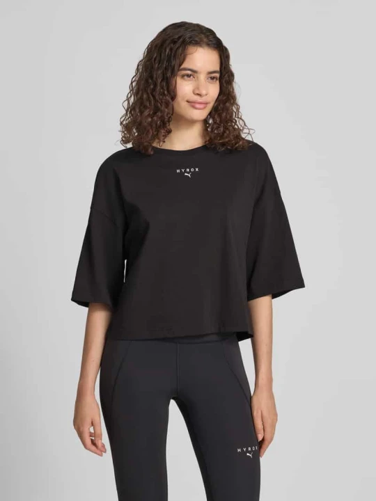 Zdjęcie produktu t-shirt o kroju relaxed fit z czystej bawełny Puma Czarny