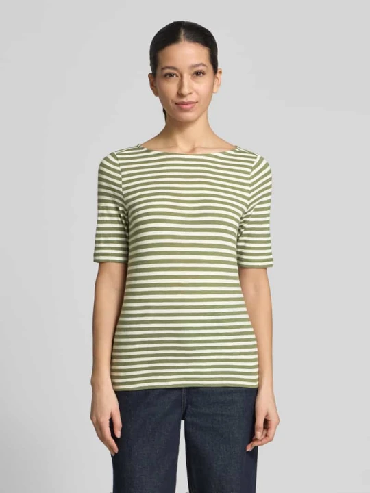 Zdjęcie produktu T-shirt o kroju relaxed fit z czystej bawełny s.Oliver Limonkowy