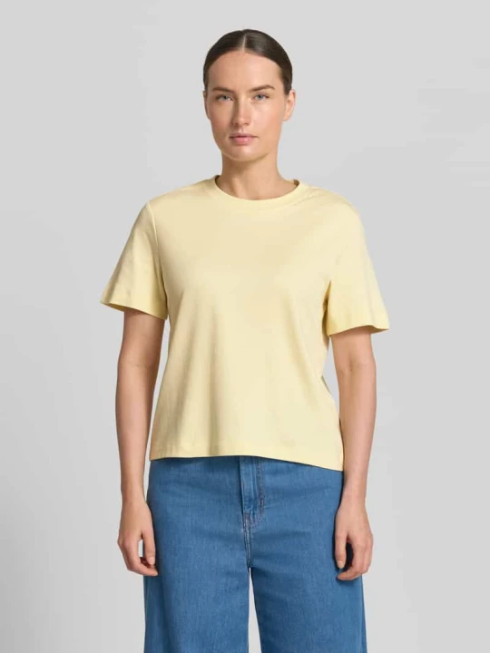 Zdjęcie produktu T-shirt o kroju relaxed fit z czystej bawełny s.Oliver Jasnożółty