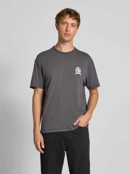 Zdjęcie produktu T-shirt o kroju relaxed fit z czystej bawełny Tommy Jeans Antracytowy