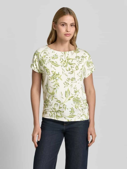 Zdjęcie produktu T-shirt o kroju relaxed fit z miękkiej mieszanki wiskozy s.Oliver Biały