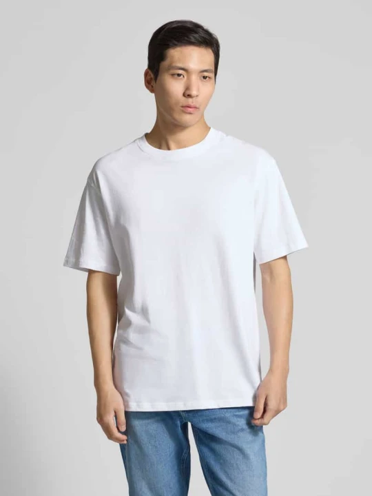 Zdjęcie produktu T-shirt o kroju relaxed fit z Mieszanka bawełny ekologicznej Model 'MAARKOS' ARMEDANGELS Biały