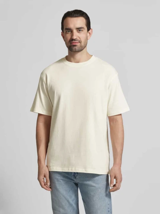 Zdjęcie produktu T-shirt o kroju relaxed fit z Mieszanka bawełny ekologicznej Model 'MAARKOS' ARMEDANGELS Złamany biały