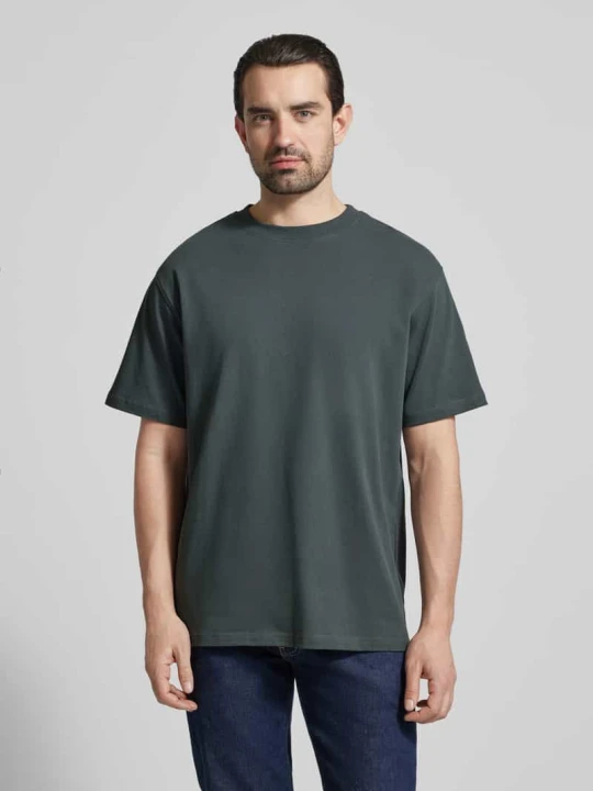 Zdjęcie produktu T-shirt o kroju relaxed fit z Mieszanka bawełny ekologicznej Model 'MAARKOS' ARMEDANGELS Średnioszary