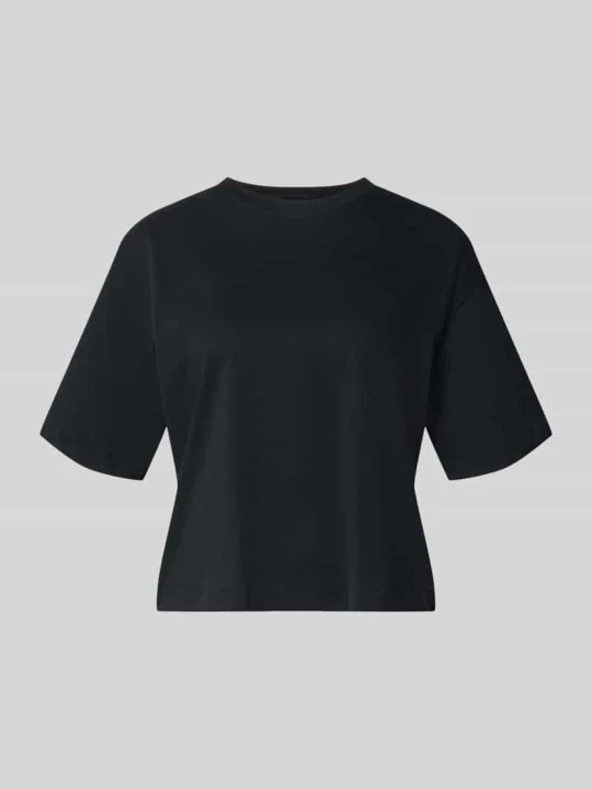 Zdjęcie produktu t-shirt o kroju relaxed fit z mieszanki bawełny Fabletics Czarny