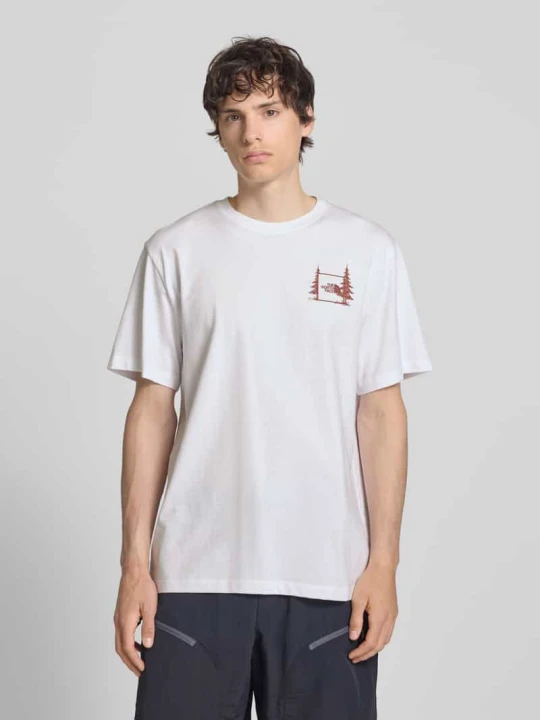Zdjęcie produktu t-shirt o kroju relaxed fit z nadrukiem z logo The North Face Biały