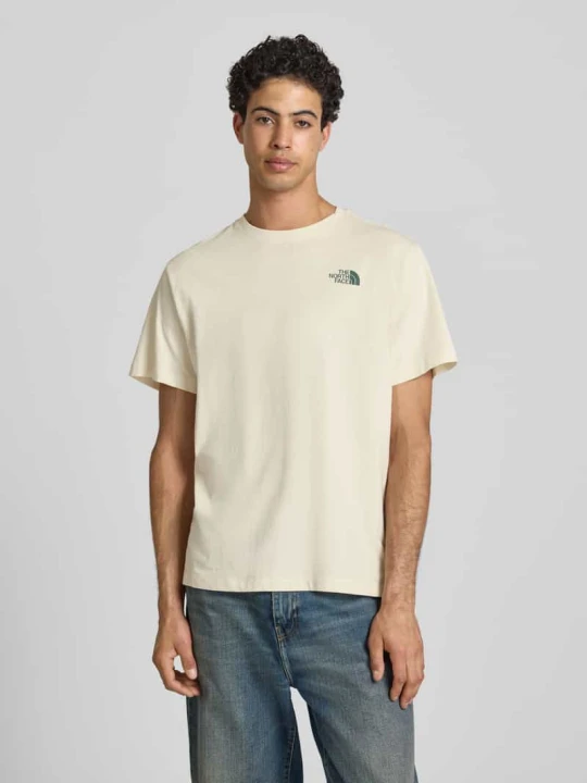 Zdjęcie produktu t-shirt o kroju relaxed fit z nadrukiem z logo The North Face Złamany biały