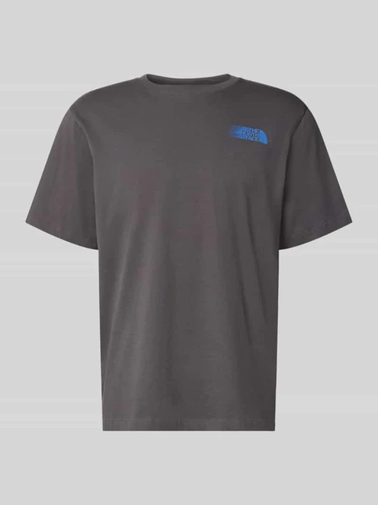 Zdjęcie produktu t-shirt o kroju relaxed fit z nadrukiem z logo The North Face Antracytowy