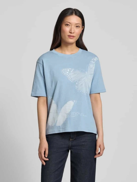 Zdjęcie produktu t-shirt o kroju relaxed fit z nadrukiem z motywem Jake*s Błękitny