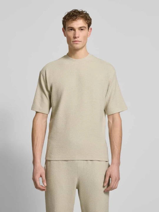 Zdjęcie produktu T-shirt o kroju relaxed fit z okrągłym dekoltem Jake*s Gliniany