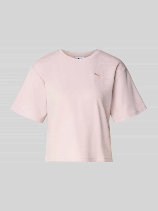 Zdjęcie produktu t-shirt o kroju relaxed fit z szydełkowej koronki Puma Różowy