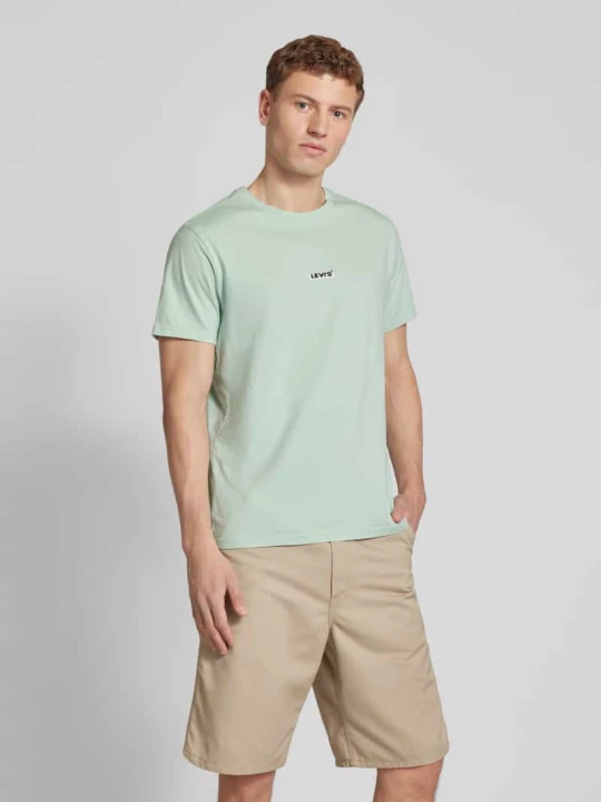 Zdjęcie produktu T-shirt o kroju relaxed fit z wyhaftowanym logo Levi's Miętowy
