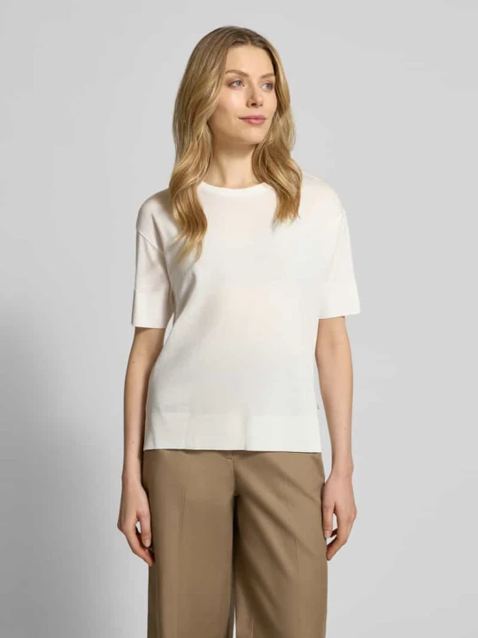 Zdjęcie produktu T-shirt relaxed fit z aplikacją z logo Windsor Biały