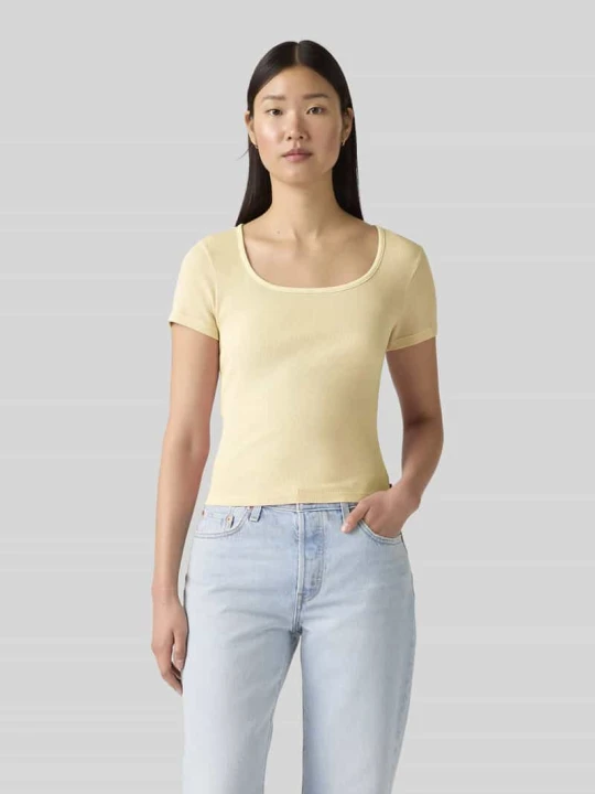 Zdjęcie produktu T-shirt o kroju slim fit Levi's Pastelowy żółty