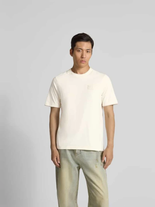 Zdjęcie produktu t-shirt o kroju slim fit z bawełny Maison Kitsuné Beżowy
