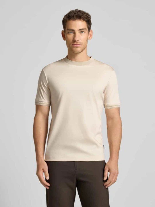 Zdjęcie produktu t-shirt o kroju slim fit z czystej bawełny model 'H-TESSLER 238' Boss Złamany biały