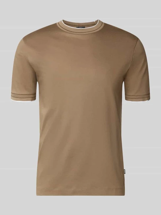 Zdjęcie produktu t-shirt o kroju slim fit z czystej bawełny model 'Tessler 195' Boss