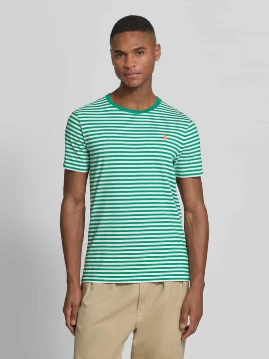 Zdjęcie produktu T-shirt Slim Fit z czystej bawełny Polo Ralph Lauren Zielony