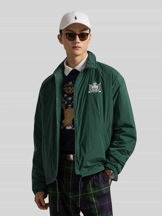 Zdjęcie produktu T-shirt o kroju Slim Fit z czystej bawełny Polo Ralph Lauren Zielony