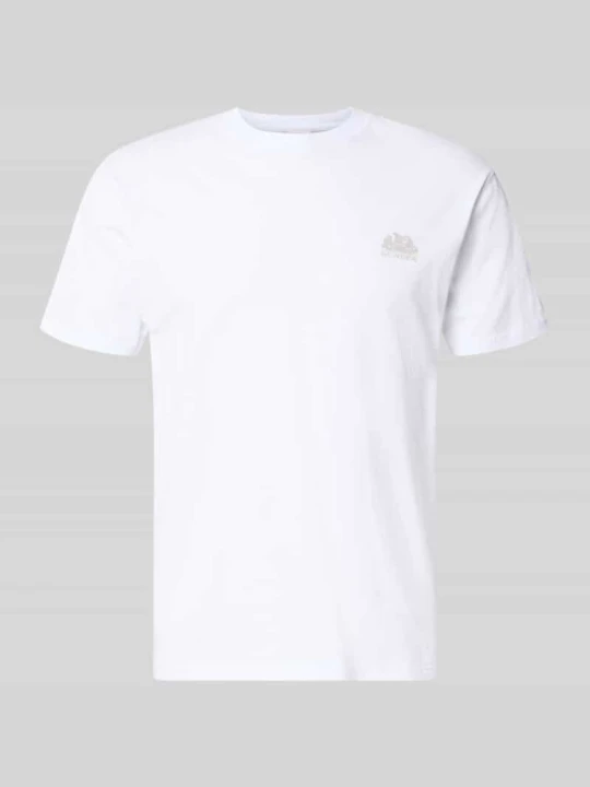 Zdjęcie produktu T-shirt o kroju slim fit z czystej bawełny Sundek Biały