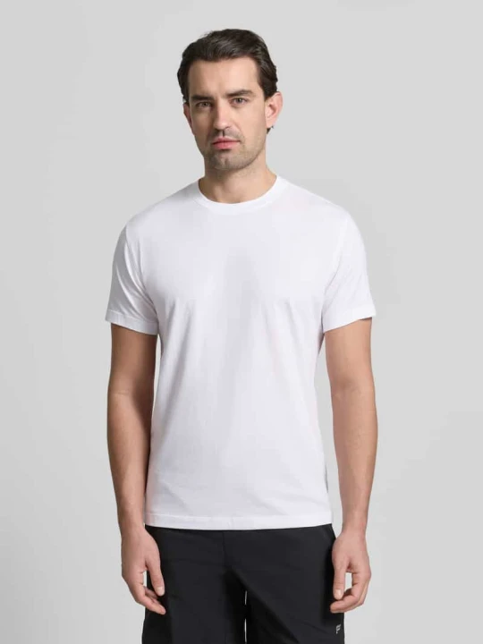Zdjęcie produktu T-shirt o kroju slim fit z okrągłym dekoltem Fabletics Biały