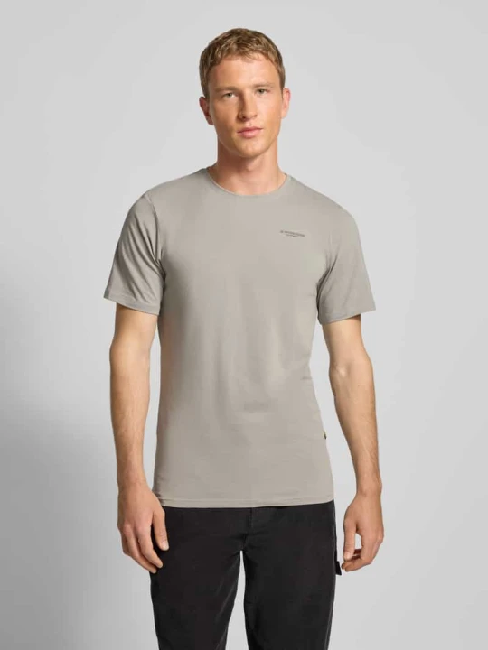 Zdjęcie produktu T-shirt o kroju slim fit z okrągłym dekoltem G-Star Raw Jasnoszary